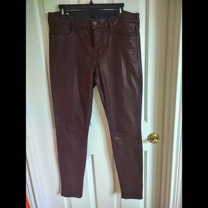 True Religion skinny jeans. Burgundy color, size 32